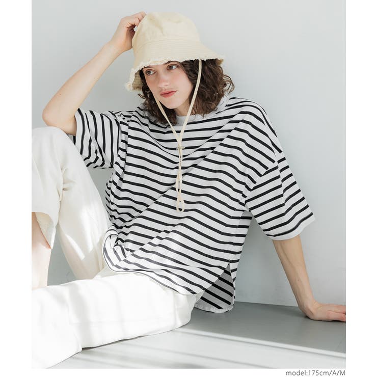 ［A］ | OE天竺5部袖ビッグTシャツ レディース | coca