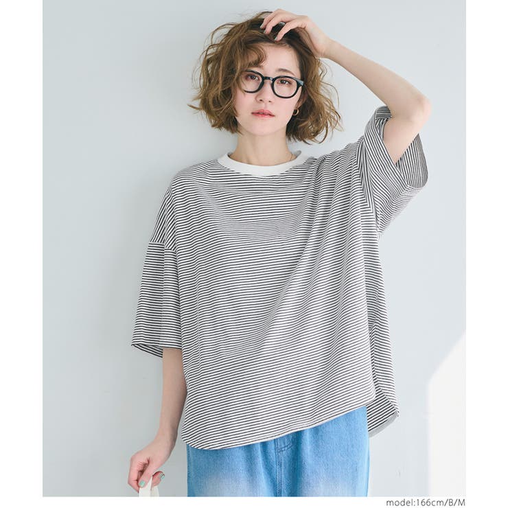 OE天竺5部袖ビッグTシャツ レディース | coca | 詳細画像16 