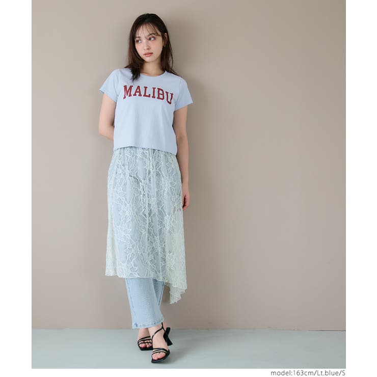 OE天竺コンパクトロゴプリントTシャツ レディース | coca | 詳細画像19 