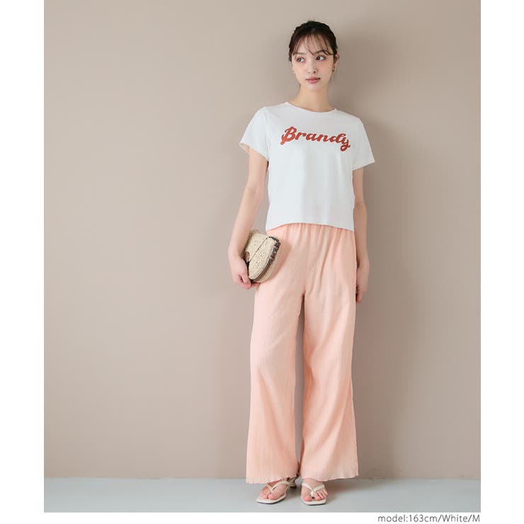 OE天竺コンパクトロゴプリントTシャツ レディース | coca | 詳細画像6 