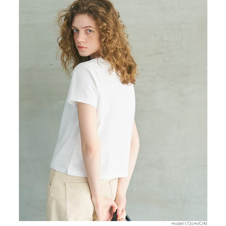 コンパクトロゴTシャツ レディース | coca | 詳細画像18 