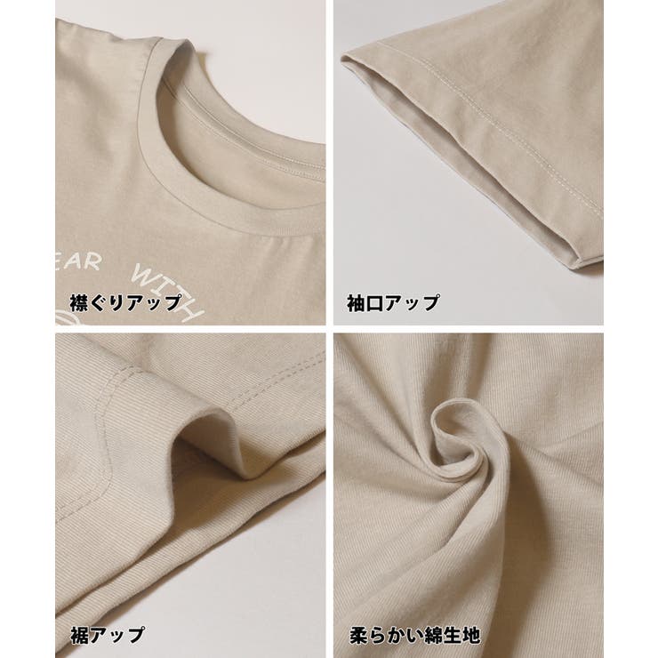 ベアプリントTシャツ メンズ レディース | coca | 詳細画像14 