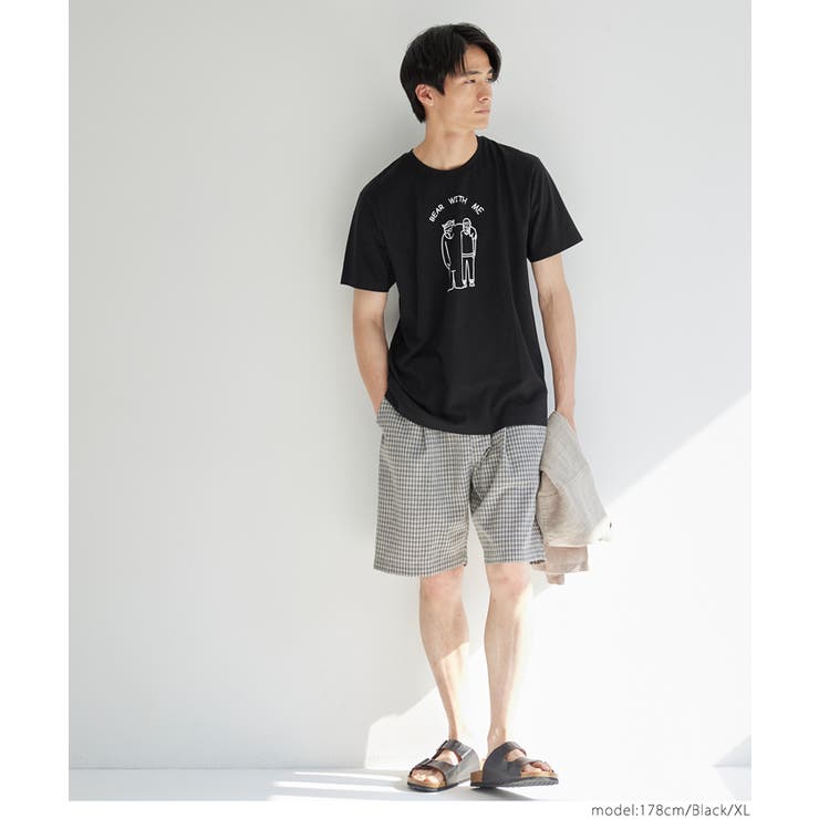 ベアプリントTシャツ メンズ レディース | coca | 詳細画像9 