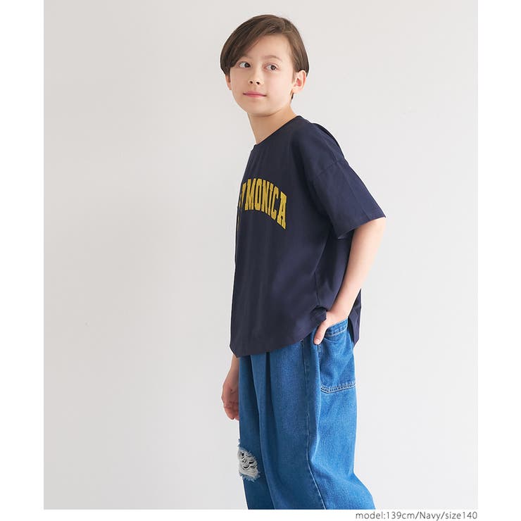 カレッジロゴTシャツ キッズ | coca | 詳細画像8 