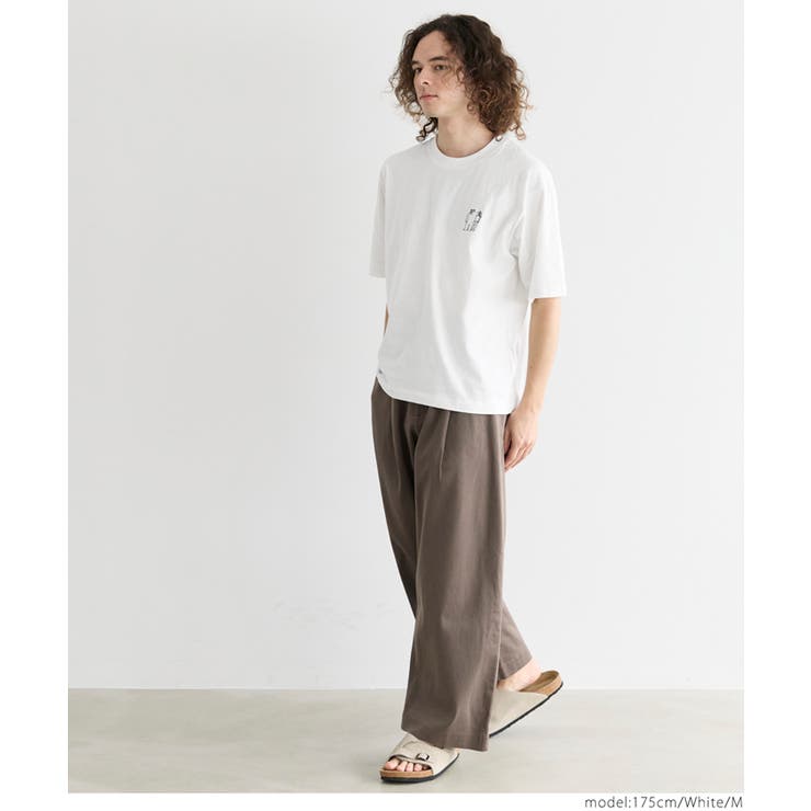 ワンポイント刺繍Tシャツ メンズ レディース | coca | 詳細画像7 