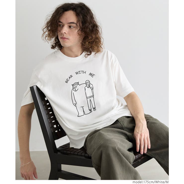 ［White］ | ベアプリントTシャツ メンズ レディース | coca
