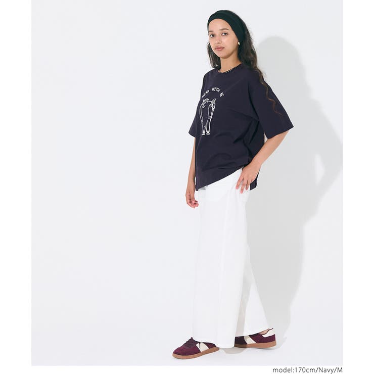 ベアプリントTシャツ メンズ レディース | coca | 詳細画像5 