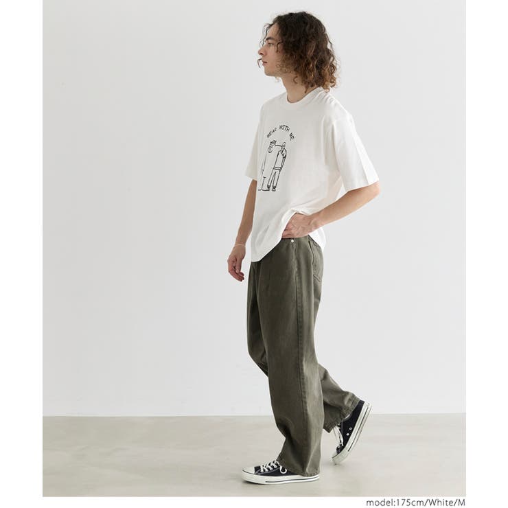 ベアプリントTシャツ メンズ レディース | coca | 詳細画像8 