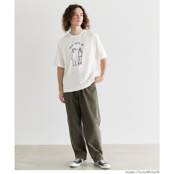 ベアプリントTシャツ メンズ レディース | coca | 詳細画像10 