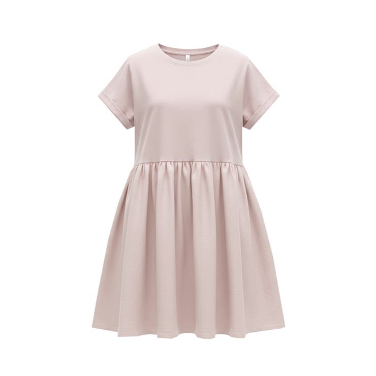 シンプルなのに、ちゃんと華やか。クルーネックドッキングギャザートップス | coca | 詳細画像3 