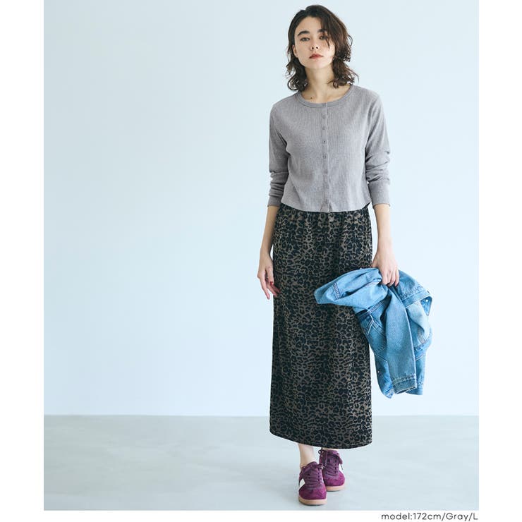 リブラウンドヘムカーディガン | coca | 詳細画像15 