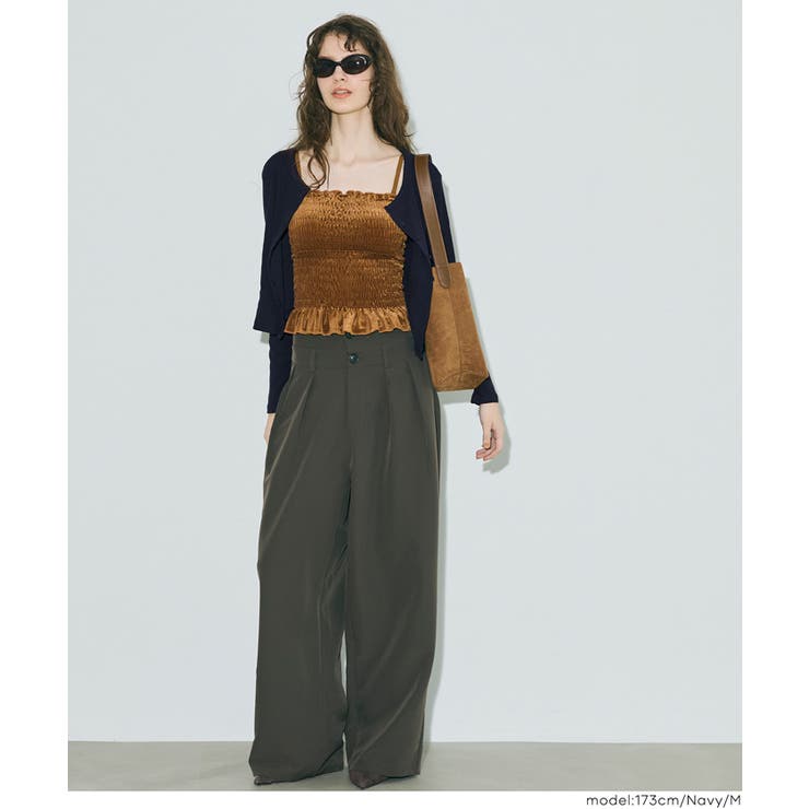 リブラウンドヘムカーディガン | coca | 詳細画像22 