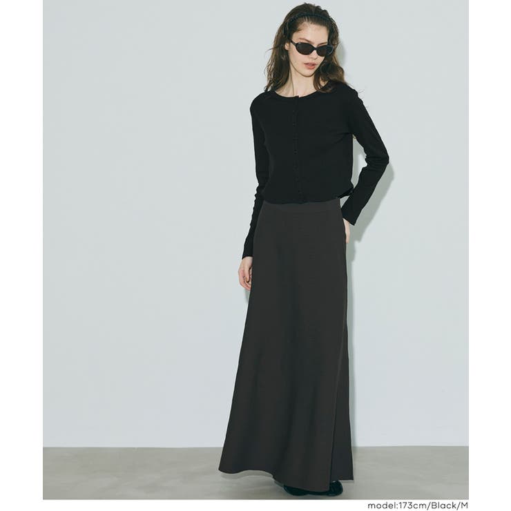 リブラウンドヘムカーディガン | coca | 詳細画像25 