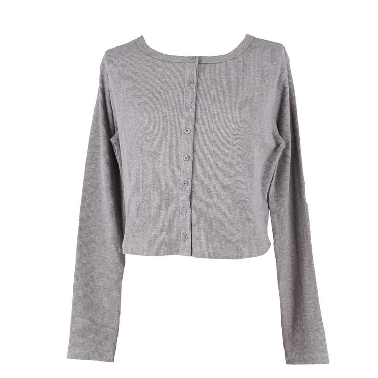 リブラウンドヘムカーディガン | coca | 詳細画像3 