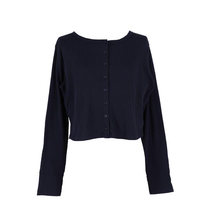 リブラウンドヘムカーディガン | coca | 詳細画像4 