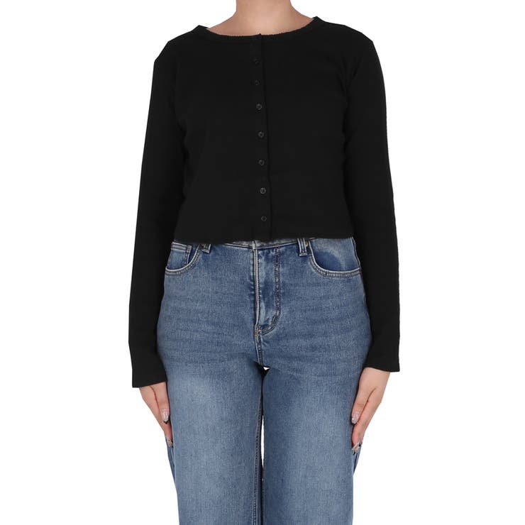 リブラウンドヘムカーディガン | coca | 詳細画像6 