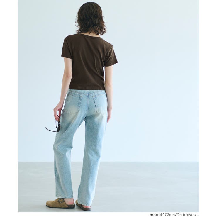 リブヘンリーネックTシャツ | coca | 詳細画像18 