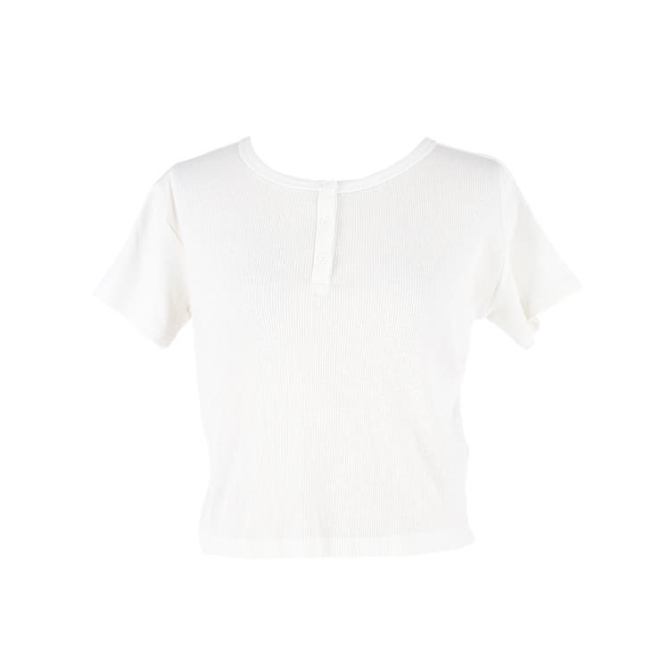 リブヘンリーネックTシャツ | coca | 詳細画像2 