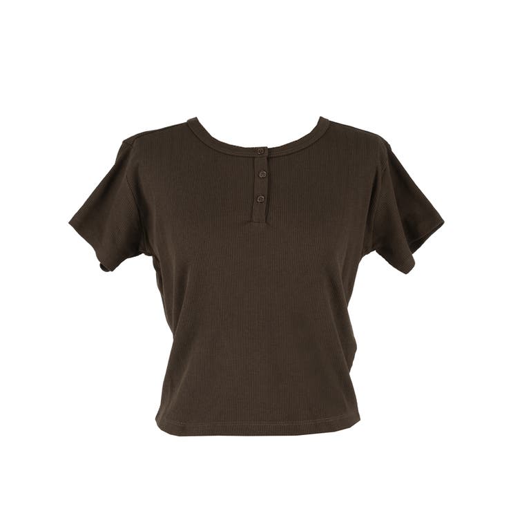 リブヘンリーネックTシャツ | coca | 詳細画像4 