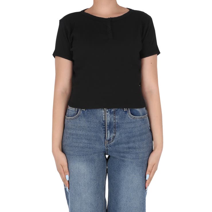 リブヘンリーネックTシャツ | coca | 詳細画像6 