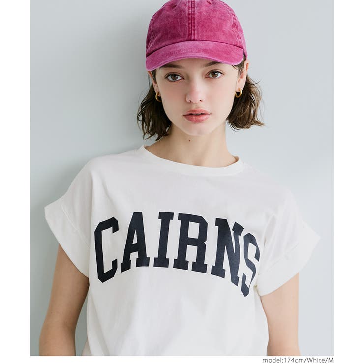 フレンチスリーブロゴプリントTシャツ | coca | 詳細画像13 