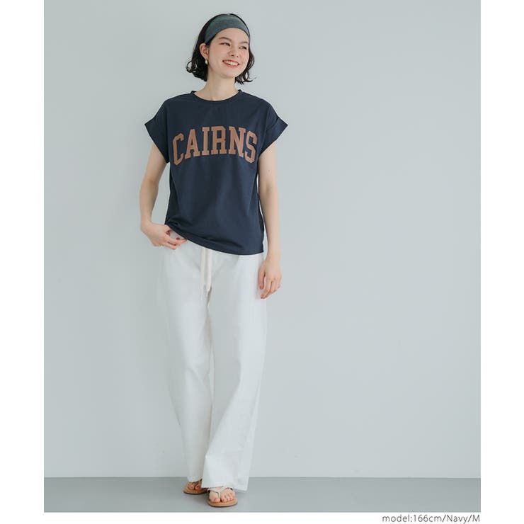 フレンチスリーブロゴプリントTシャツ | coca | 詳細画像22 