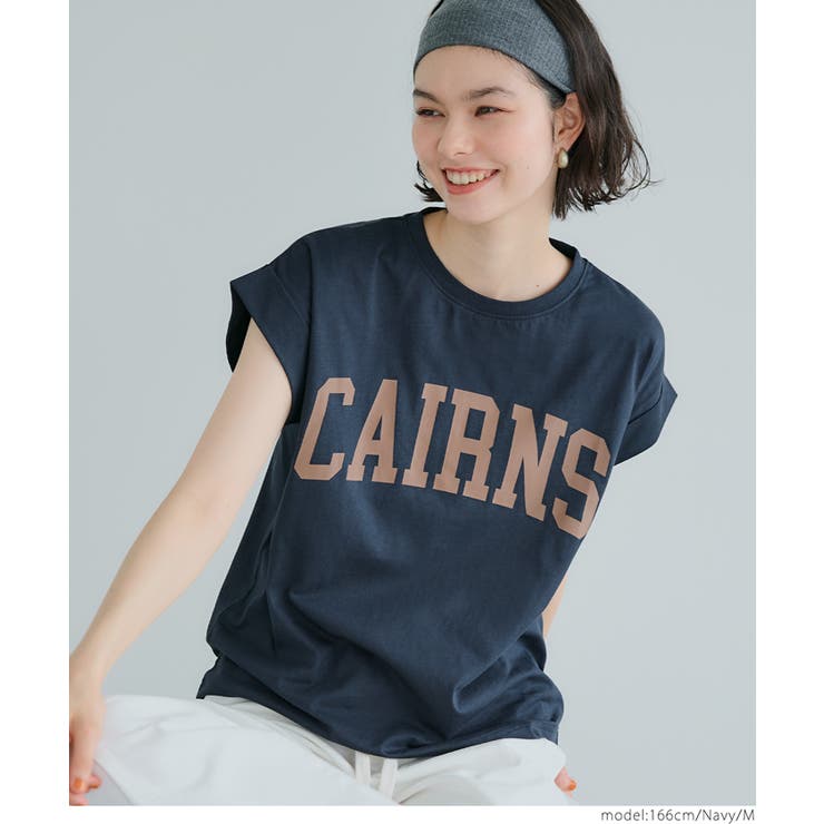 フレンチスリーブロゴプリントTシャツ | coca | 詳細画像23 