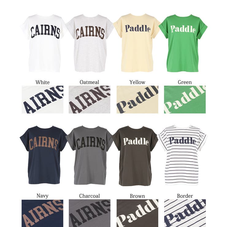 フレンチスリーブロゴプリントTシャツ | coca | 詳細画像29 