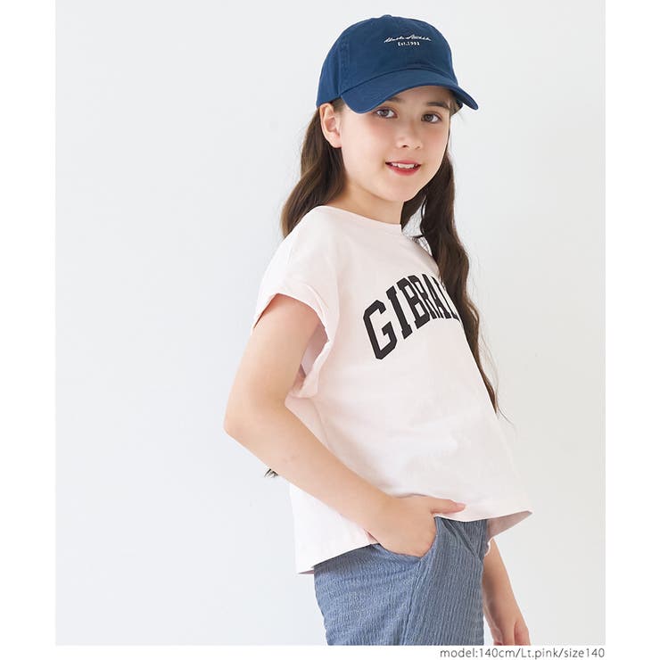 ［Lt.pink］ | 【新色追加】親子お揃いレギュラーウェイトロールアップロゴTシャツ | coca