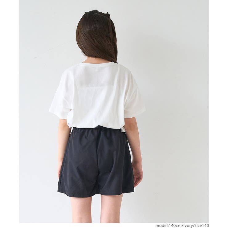 親子お揃いテールカットロゴTシャツ キッズ | coca | 詳細画像12 