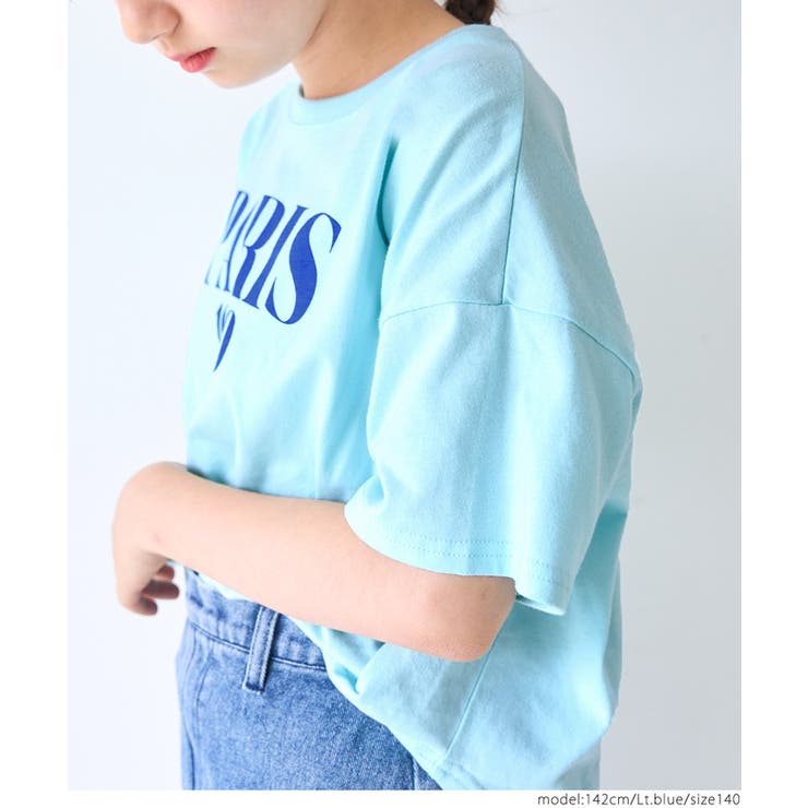 親子お揃いテールカットロゴTシャツ キッズ | coca | 詳細画像16 