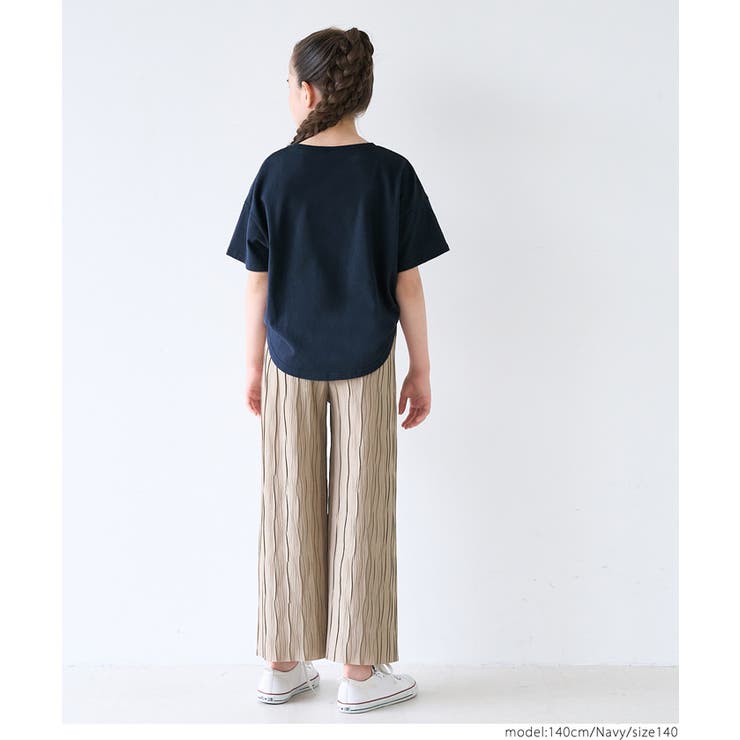 親子お揃いテールカットロゴTシャツ キッズ | coca | 詳細画像8 