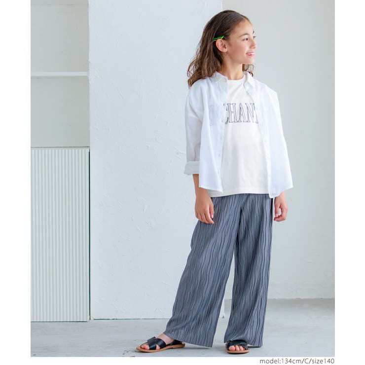 親子お揃いフレンチスリーブロゴTシャツ キッズ | coca | 詳細画像13 