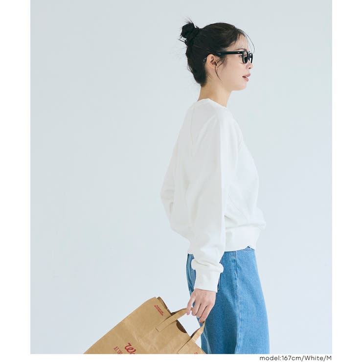 ヘビーウェイト裏毛ラグランスリーブスウェット | coca | 詳細画像11 