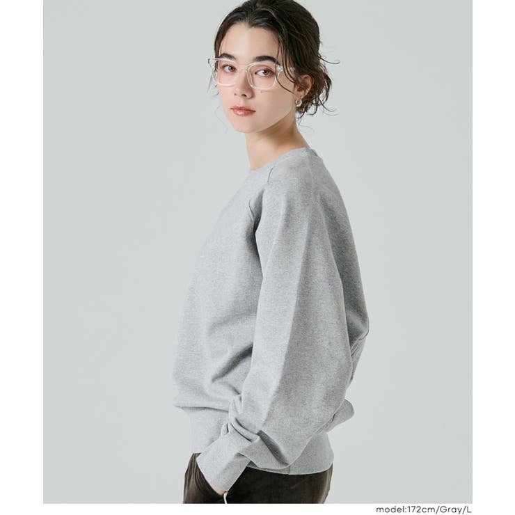 ヘビーウェイト裏毛ラグランスリーブスウェット | coca | 詳細画像15 