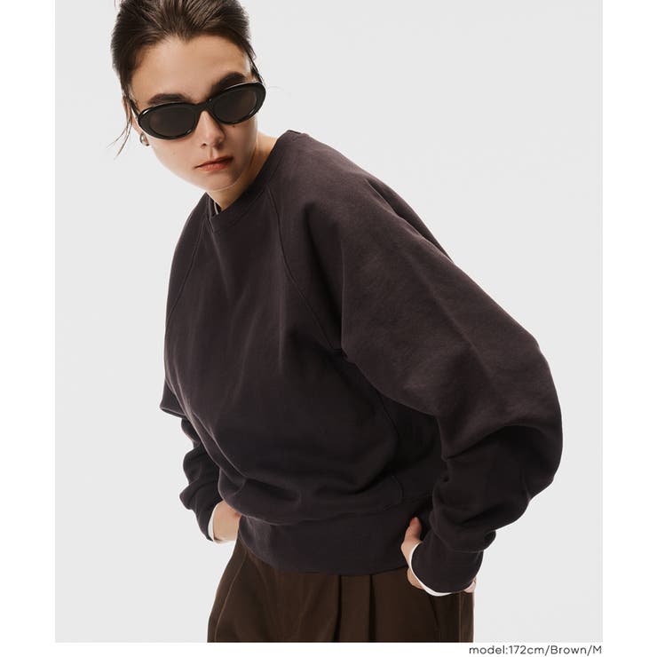 ヘビーウェイト裏毛ラグランスリーブスウェット | coca | 詳細画像23 