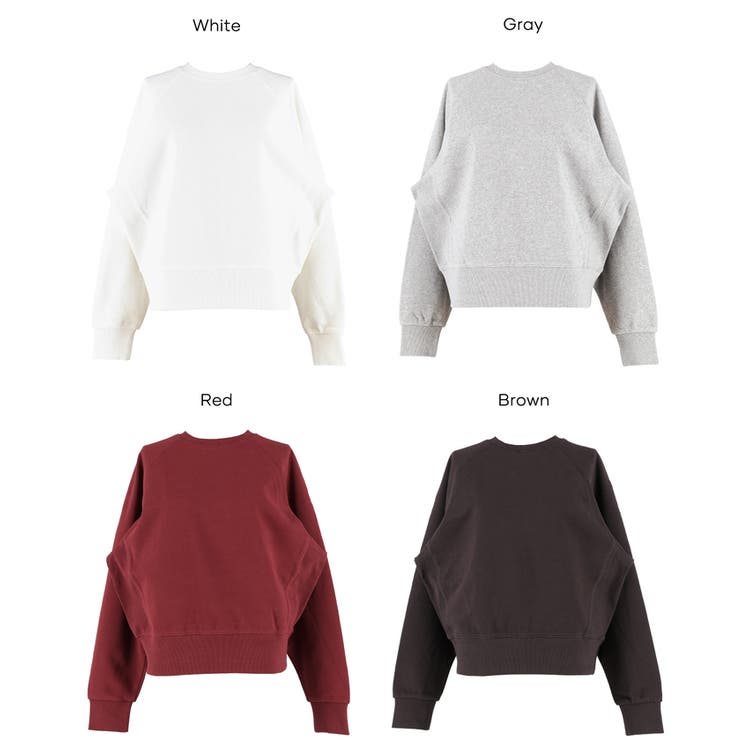 ヘビーウェイト裏毛ラグランスリーブスウェット | coca | 詳細画像28 