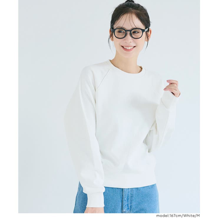 ヘビーウェイト裏毛ラグランスリーブスウェット[品番：PA000017487