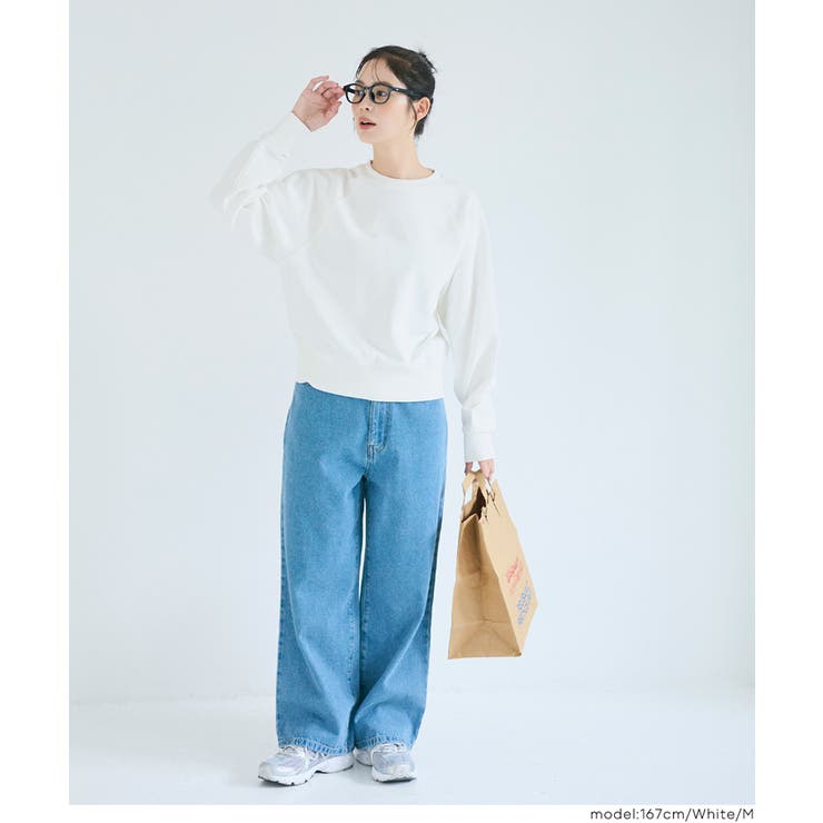 ヘビーウェイト裏毛ラグランスリーブスウェット | coca | 詳細画像10 