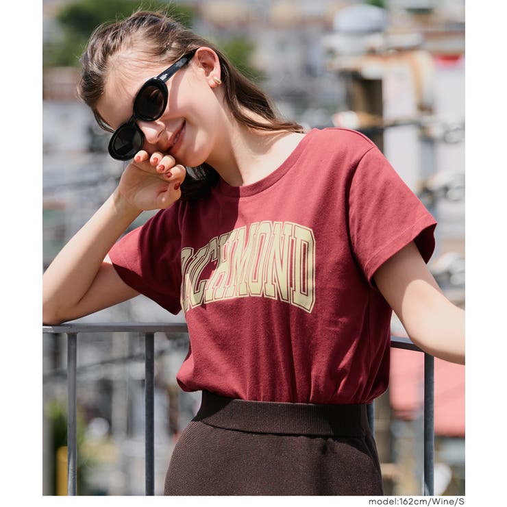 秋コーデにぴったりなサイドスリットプリントTシャツ | coca | 詳細画像22 