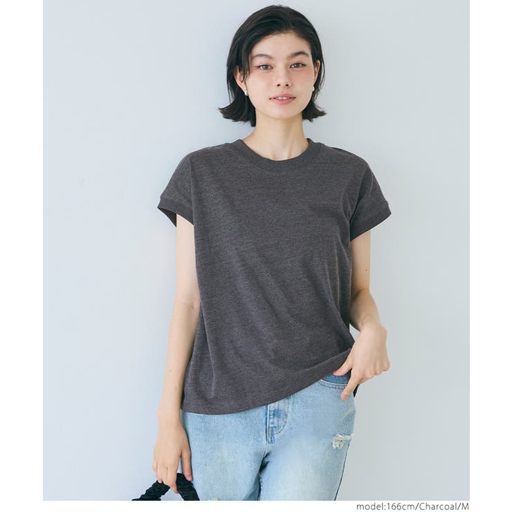 ［Charcoal］ | フレンチスリーブトップス | coca