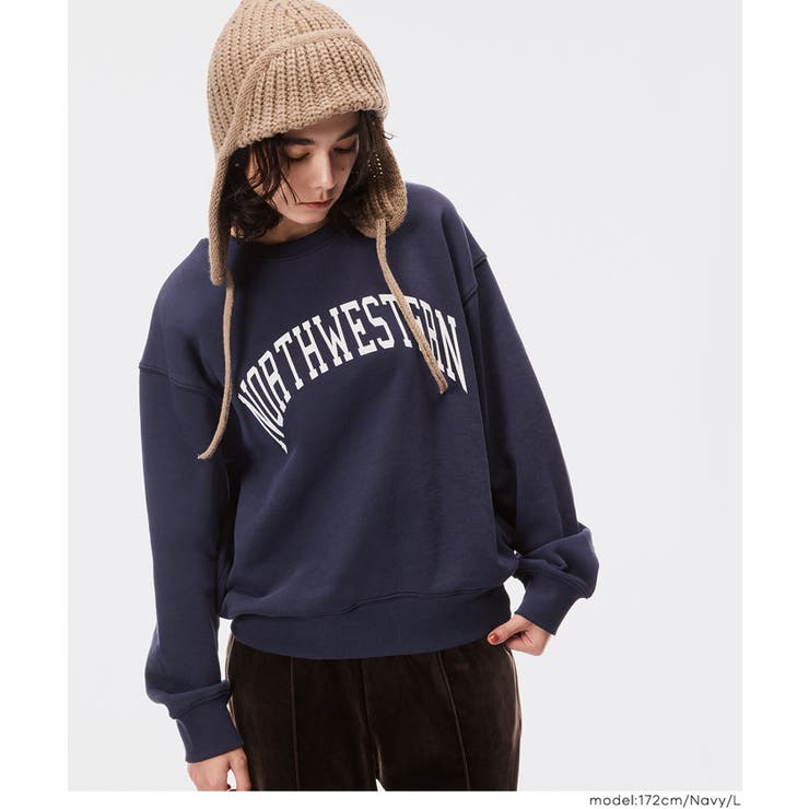 ヘビーウェイト裏毛カレッジスウェット | coca | 詳細画像16 