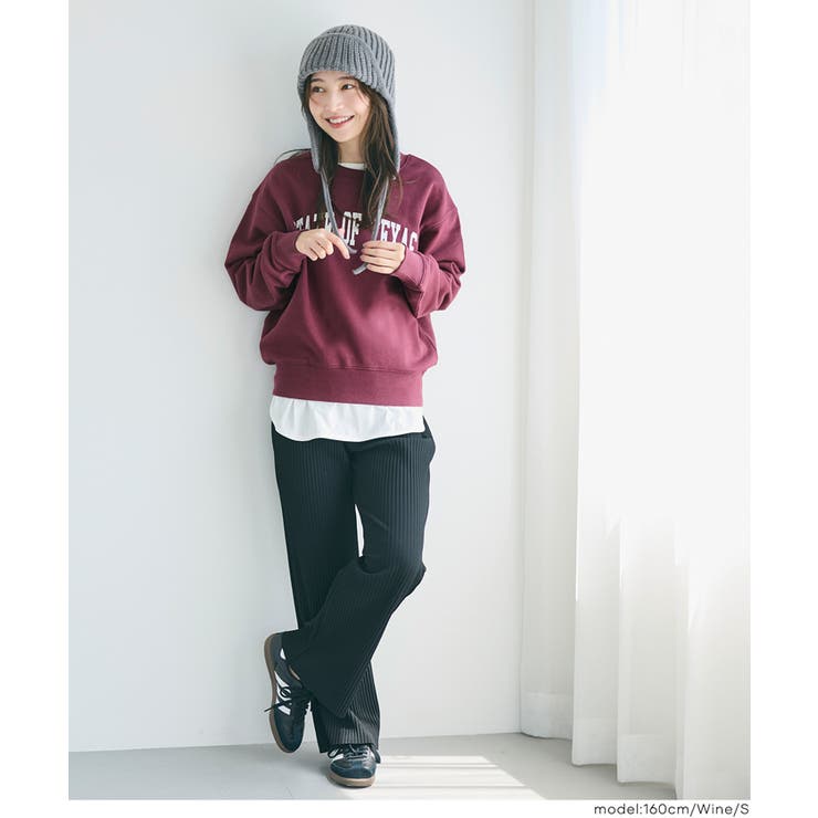 ヘビーウェイト裏毛カレッジスウェット | coca | 詳細画像23 