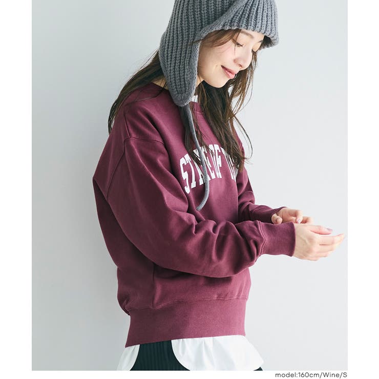 ヘビーウェイト裏毛カレッジスウェット | coca | 詳細画像24 