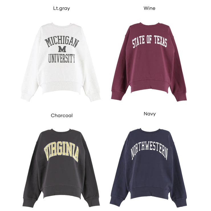 ヘビーウェイト裏毛カレッジスウェット | coca | 詳細画像29 