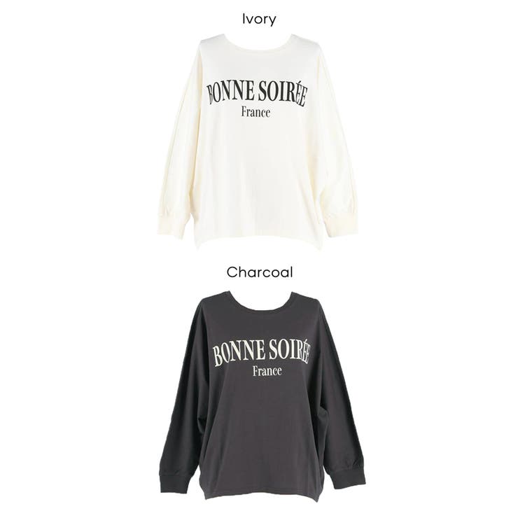 リラクシーなシルエットとロゴデザインが映えるドルマンロゴTシャツ | coca | 詳細画像22 