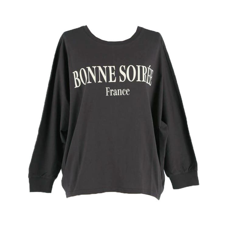 リラクシーなシルエットとロゴデザインが映えるドルマンロゴTシャツ | coca | 詳細画像3 