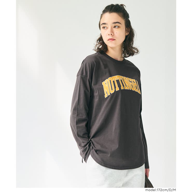 大人カジュアルを楽しめるビッグロゴロンT | coca | 詳細画像16 