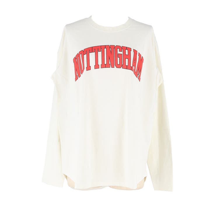 大人カジュアルを楽しめるビッグロゴロンT | coca | 詳細画像4 