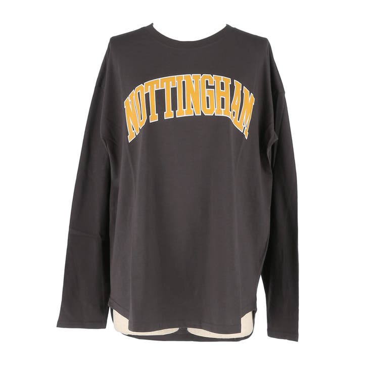 大人カジュアルを楽しめるビッグロゴロンT | coca | 詳細画像5 